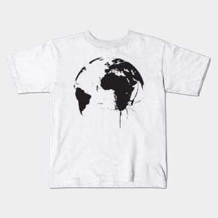 Brushstroke earth Kids T-Shirt